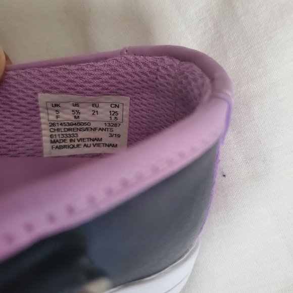 Clarks Kids Girls Emery Halo K T-Closed Ballet Flats Blue Navy/Navy Sz 5.5M NWOB - Picture 12 of 14